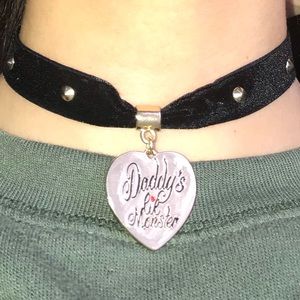 Daddy’s Lil monster Harley Quinn choker